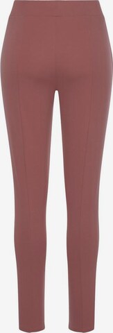 LASCANA Slimfit Hose in Rot