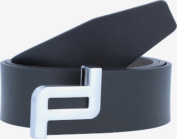 Ceinture Porsche Design en noir : devant