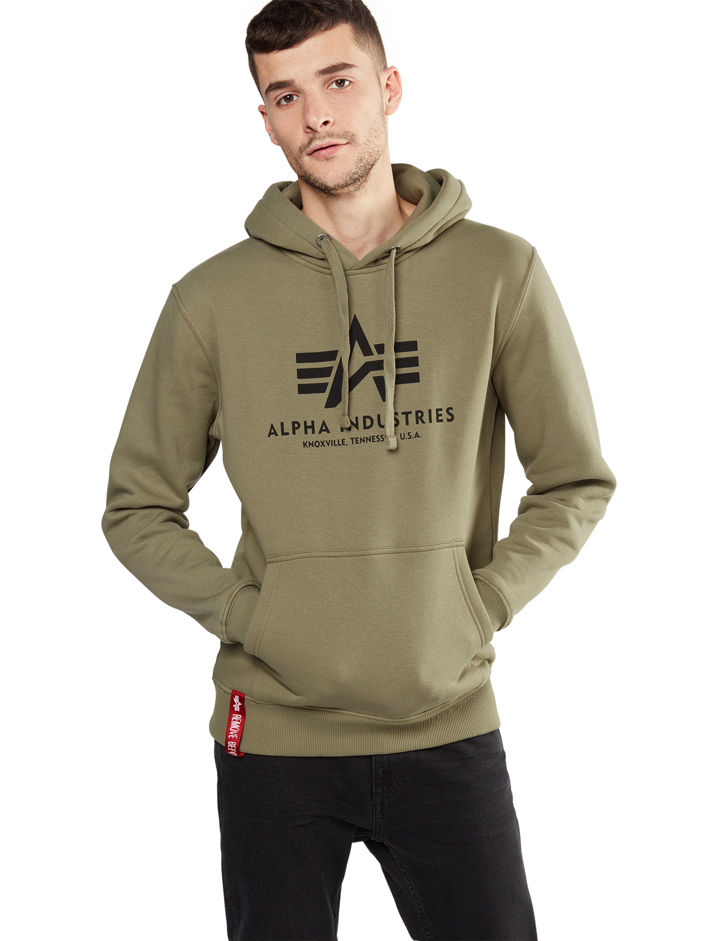 ALPHA INDUSTRIES Mikina – zelená