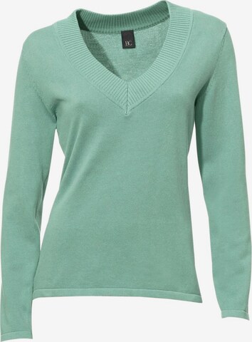 Pull-over heine en vert : devant