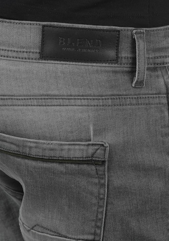 BLEND Skinny Jeansshorts 'Martels' in Grau