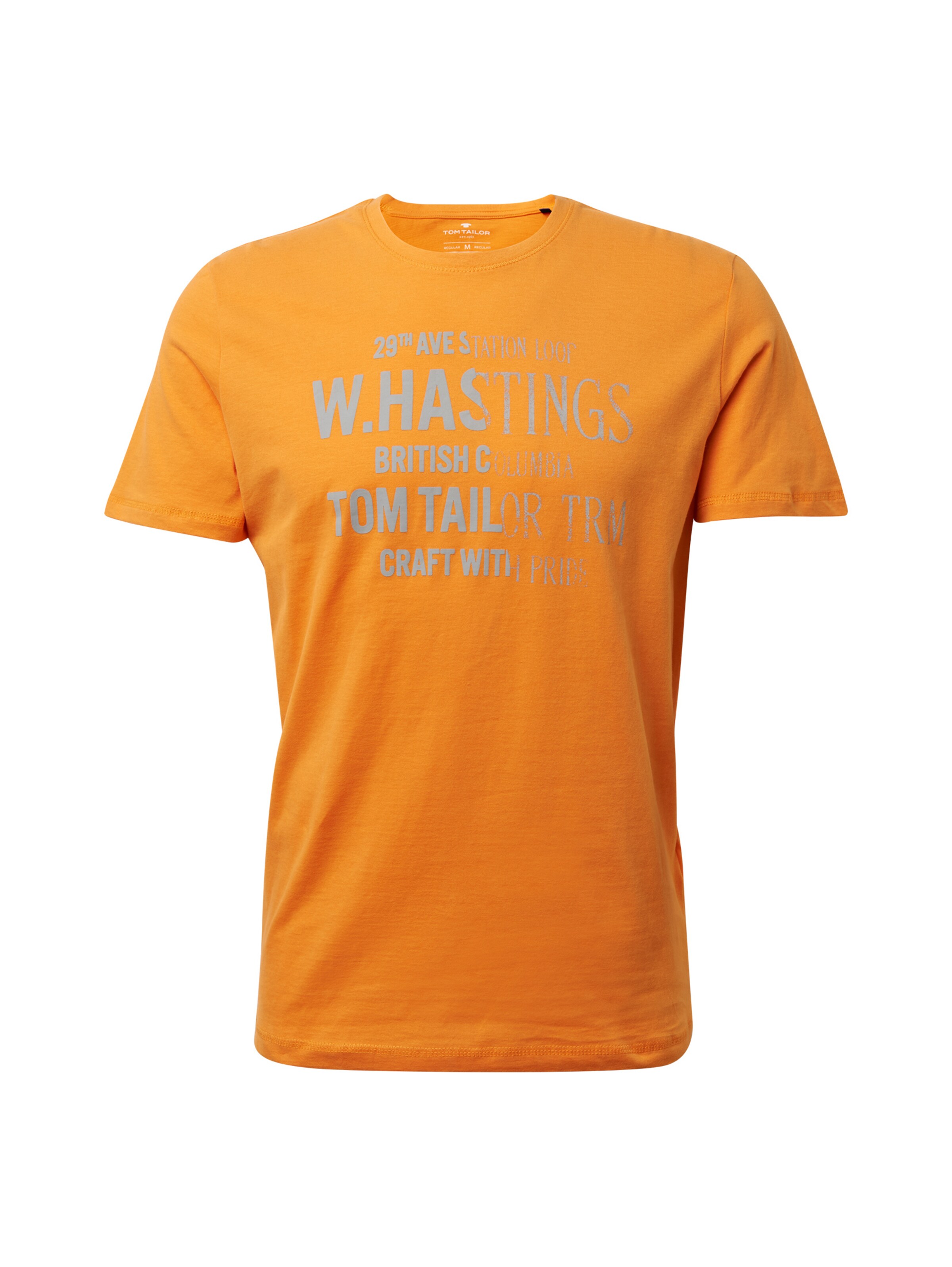 TOM TAILOR Shirt in Orange: front