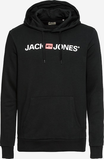 JACK & JONES Sportisks džemperis, krāsa - gaiši sarkans / melns / balts, Preces skats