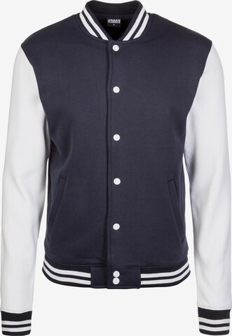 Urban Classics Between-season jacket in Blue: front