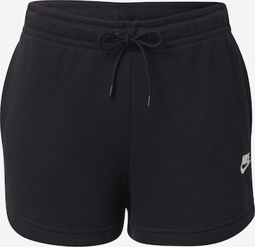 Pantalon 'Essential' Nike Sportswear en noir : devant