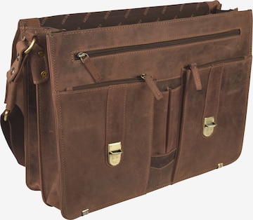 GREENBURRY Document Bag in Brown