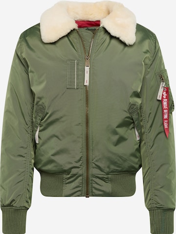 ALPHA INDUSTRIES - Chaqueta de entretiempo 'Injector III' en verde: frente