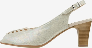 Lei by tessamino Slingback Pumps 'Natalia' in Silver