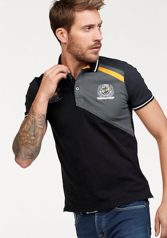 BRUNO BANANI Poloshirt in Schwarz: predná strana