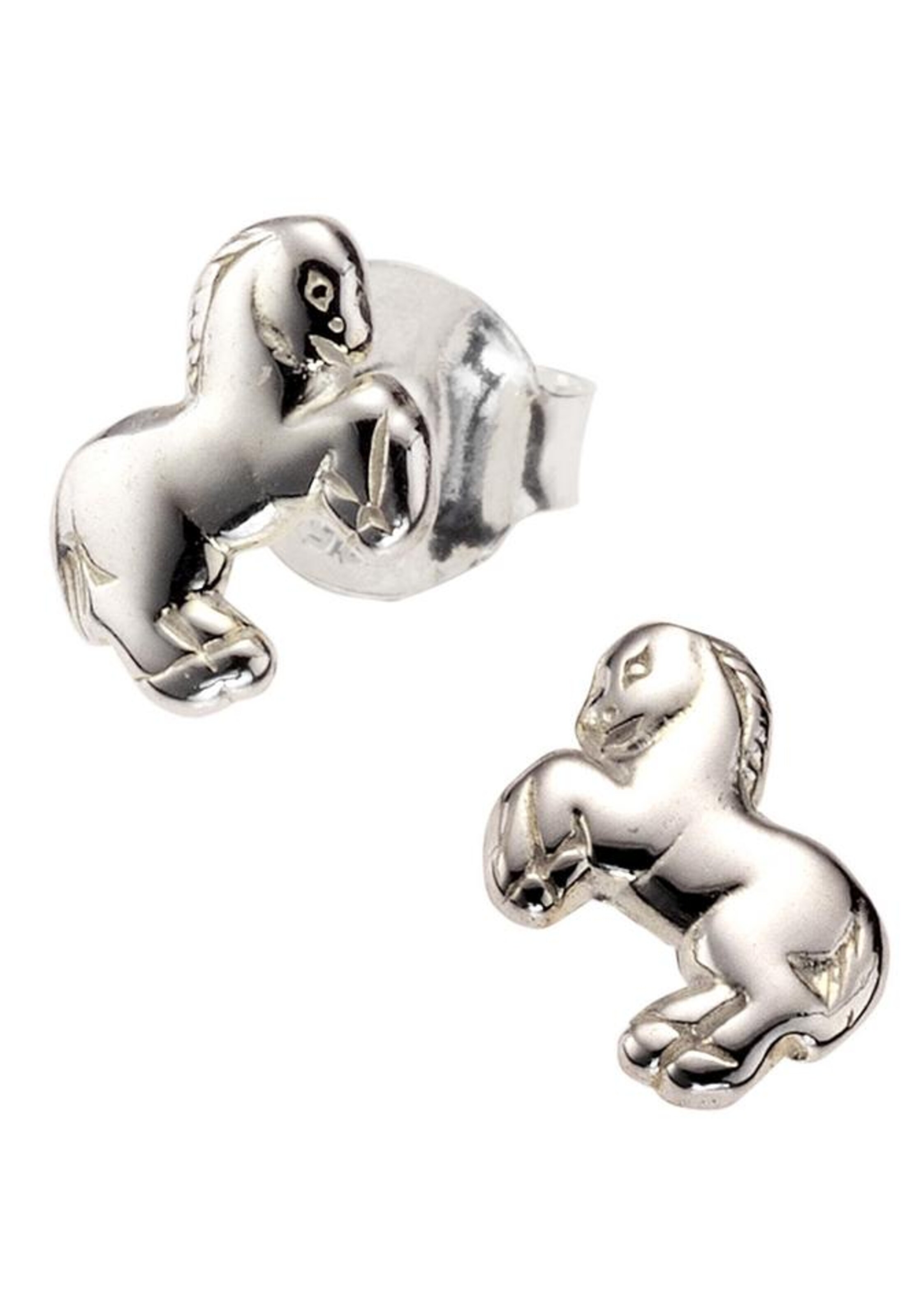 FIRETTI Ohrstecker in Silber: Vorderseite