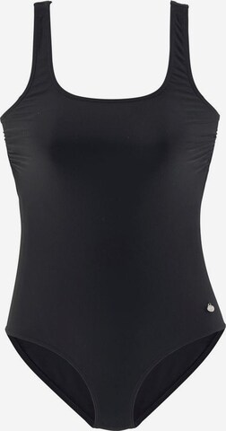 LASCANA Bustier Badedragt i sort: forside