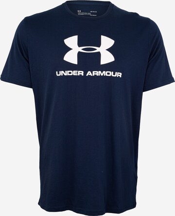 UNDER ARMOUR Sportshirt in Blau: predná strana