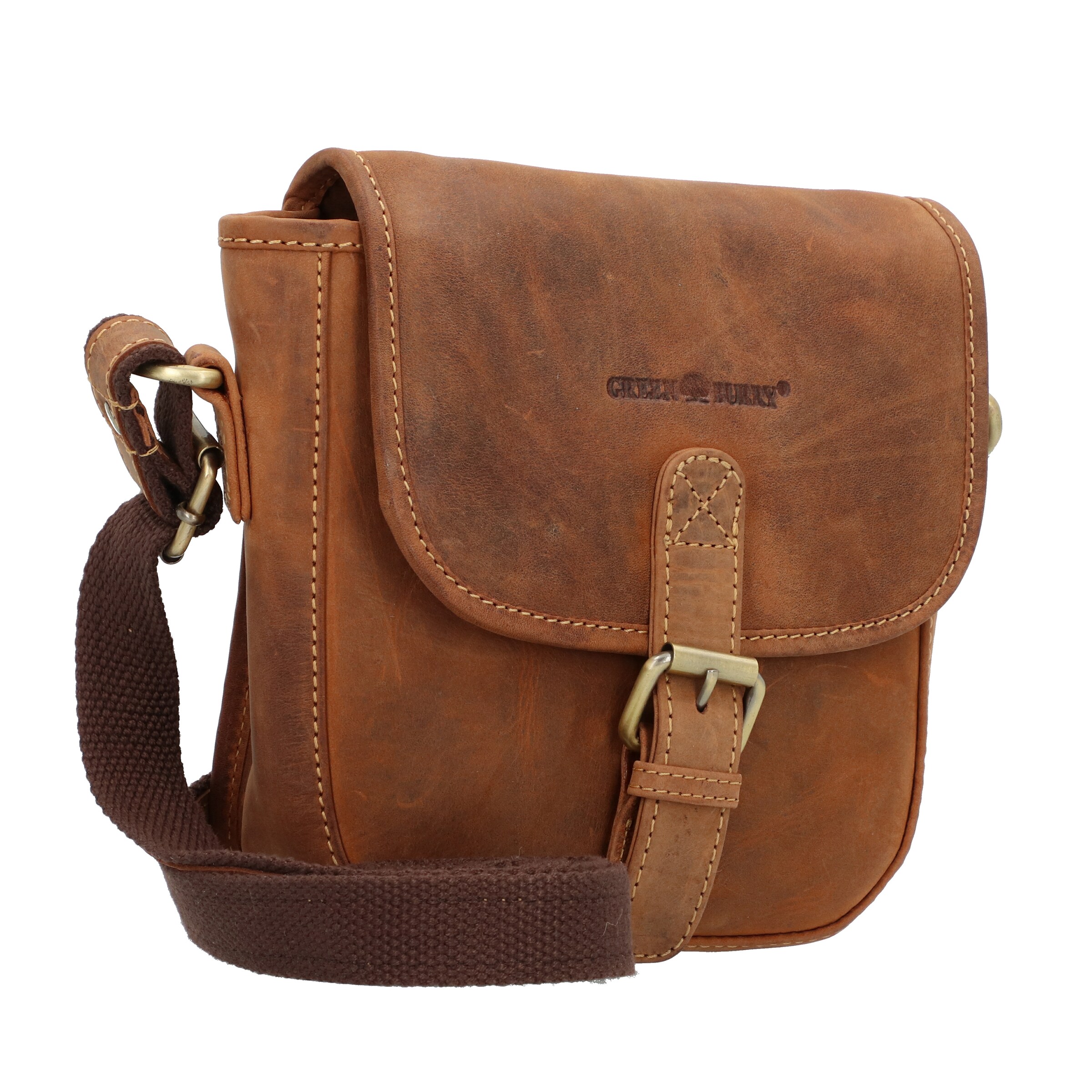 Sac à bandoulière GREENBURRY en marron