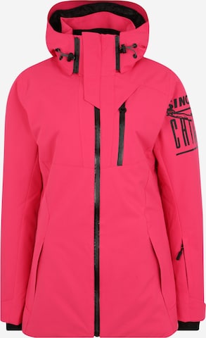 CHIEMSEE Outdoorová bunda – pink: přední strana
