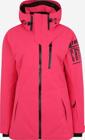 Veste outdoor CHIEMSEE en rose : devant