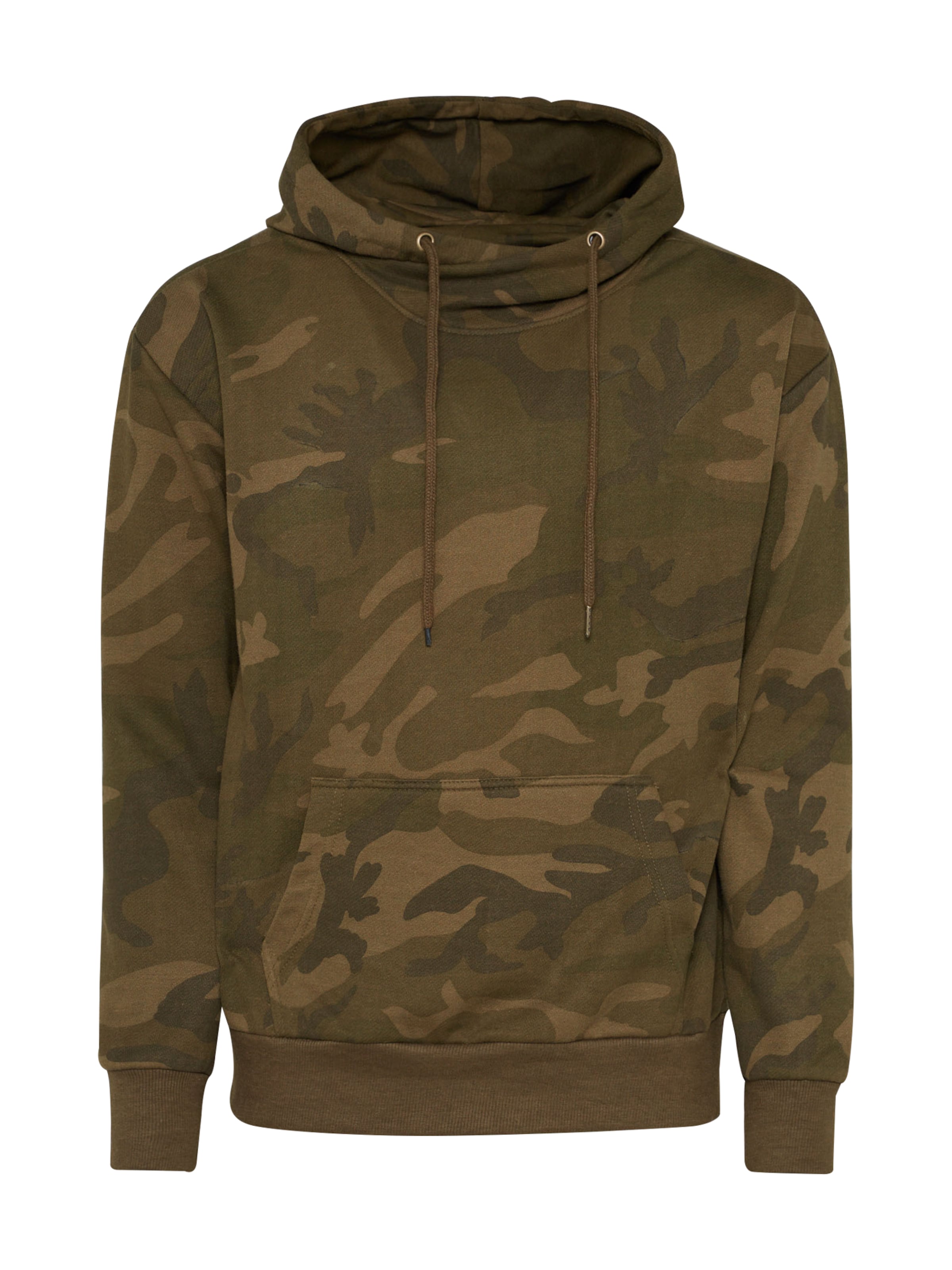 Urban Classics Свитшот в Зеленый: спереди