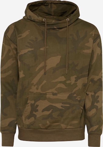 Sweat-shirt Urban Classics en vert : devant