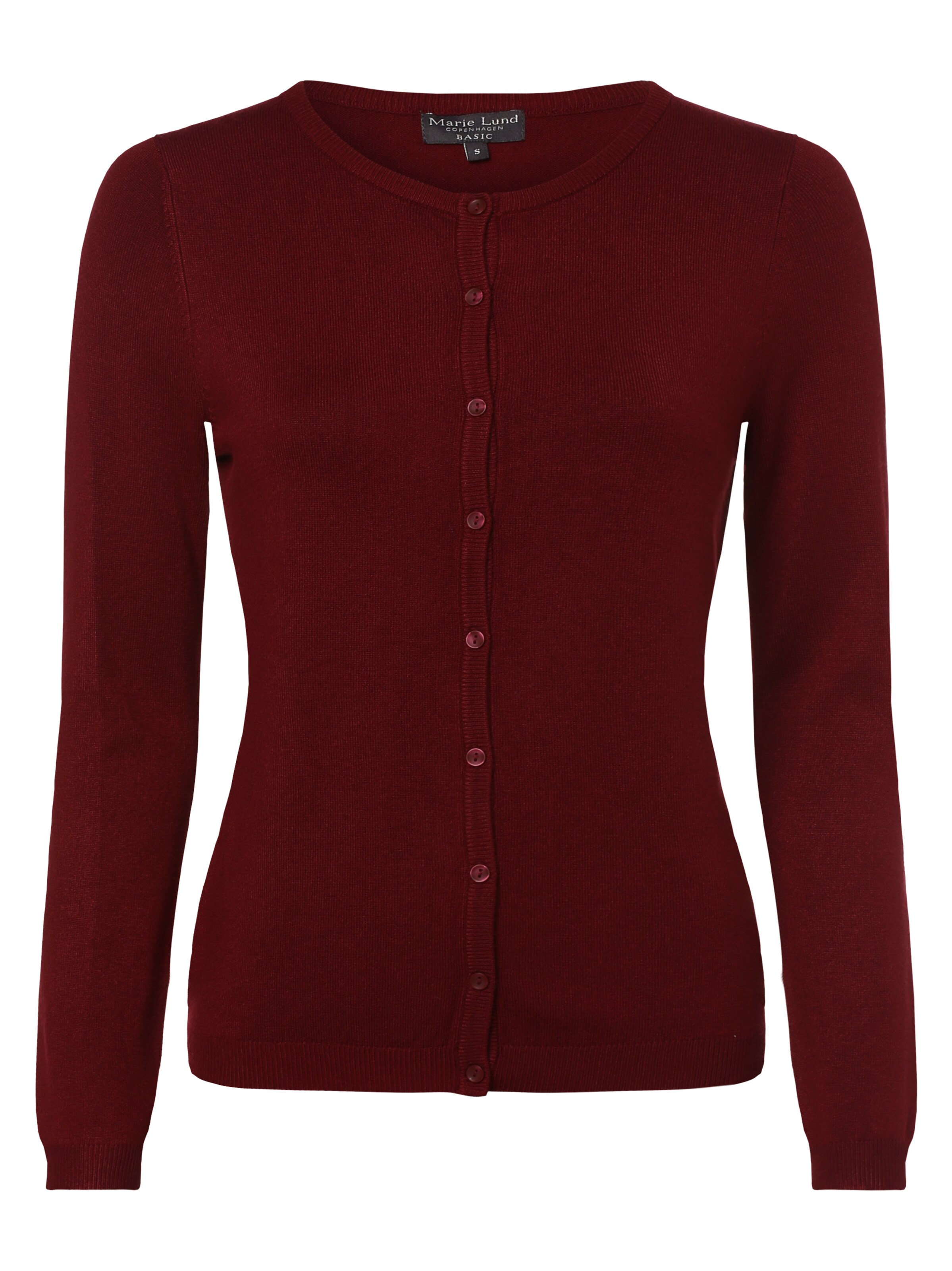 Marie Lund - Strickjacke in weinrot
