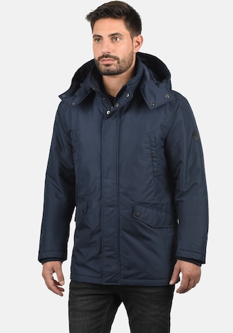 Redefined Rebel Winterjas 'Majid' in Blauw: voorkant