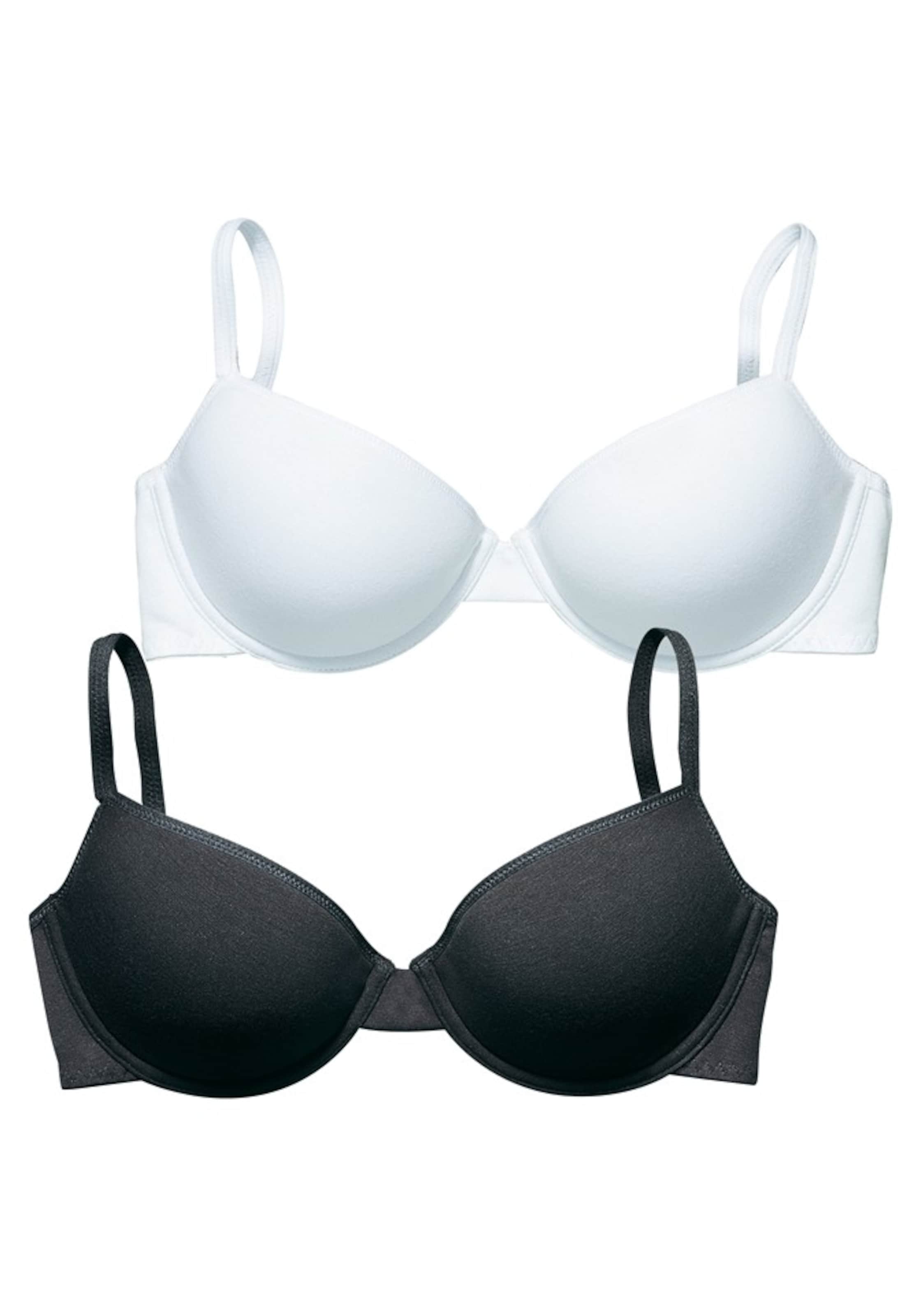 PETITE FLEUR Push-up Σουτιέν σε μαύρο: μπροστά