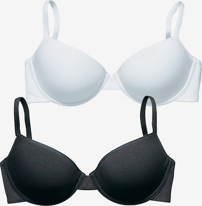 Sutien PETITE FLEUR pe negru, Vizualizare produs