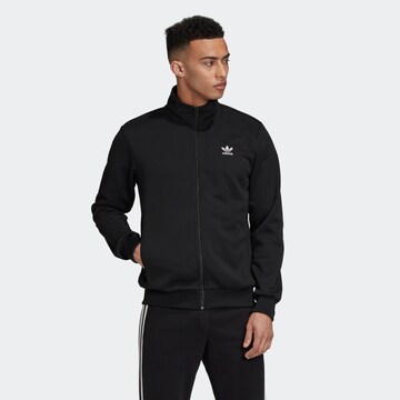 ADIDAS ORIGINALS Sweatjacke 'Essentials' in Schwarz: predná strana