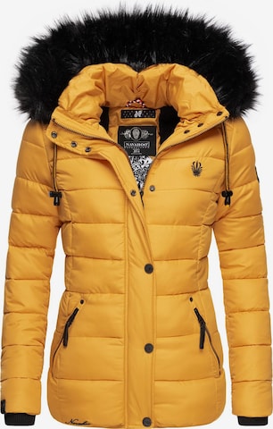 NAVAHOO - Chaqueta de invierno 'Zuckerbiene' en amarillo: frente