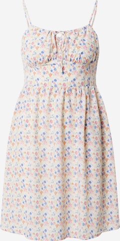 NA-KD Summer Dress in White: front