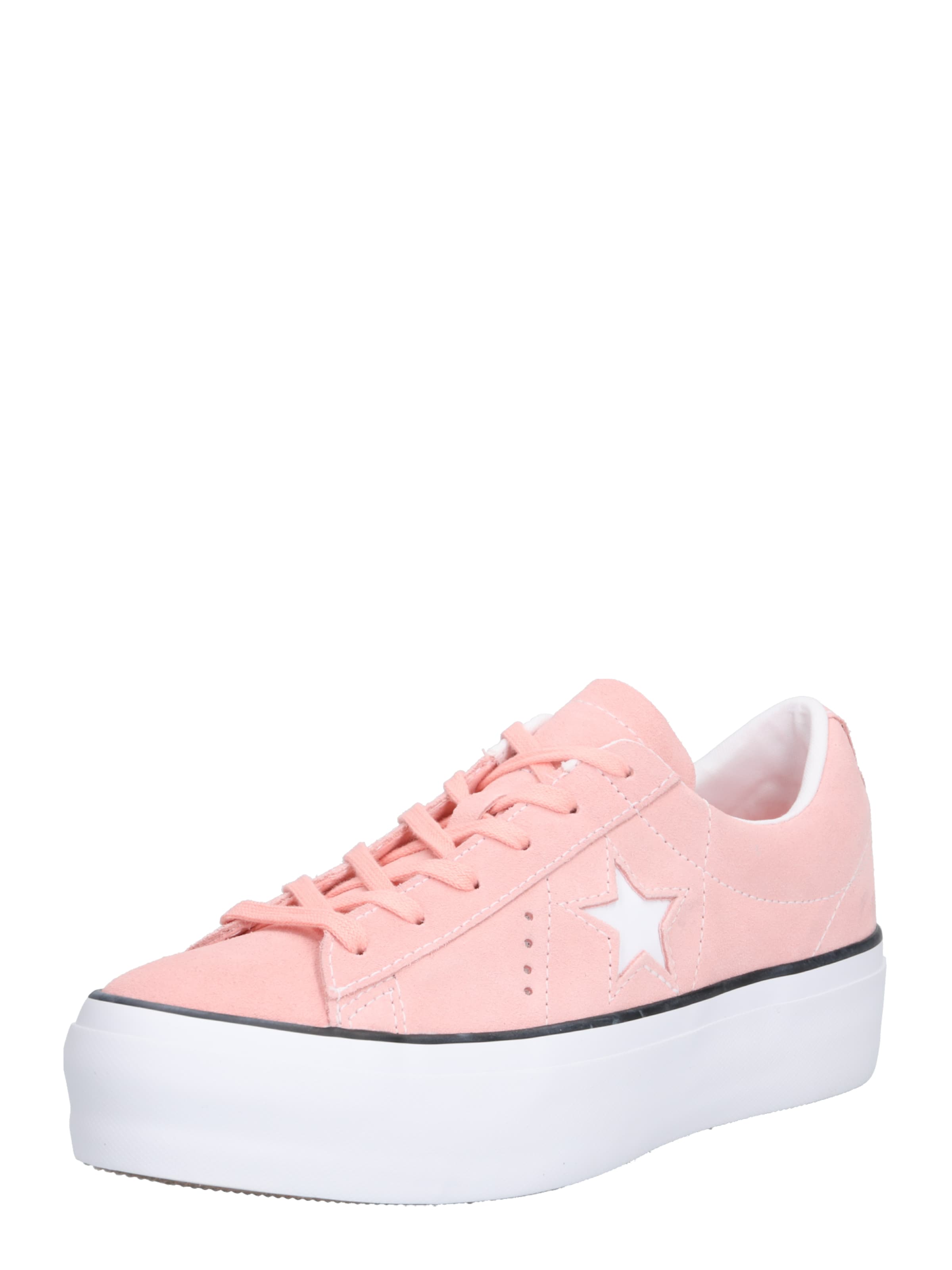 CONVERSE - Sneakers laag 'One Star Platform - OX' in de kleur Koraal