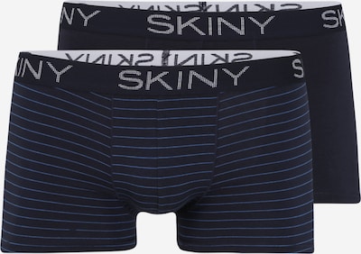 Skiny Boxers en bleu nuit / bleu ciel / blanc, Vue avec produit