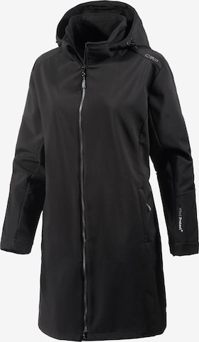 CMP Płaszcz outdoor w kolorze czarny: przód