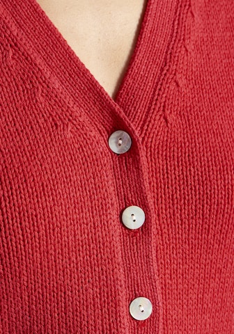 Peter Hahn Knit Cardigan in Red