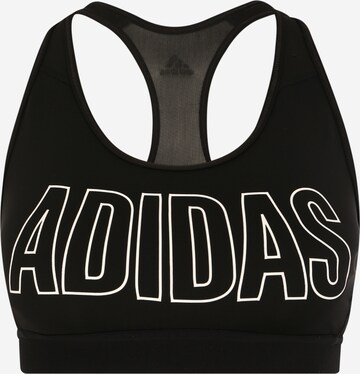 ADIDAS SPORTSWEAR - Regular Soutien de desporto em preto: frente