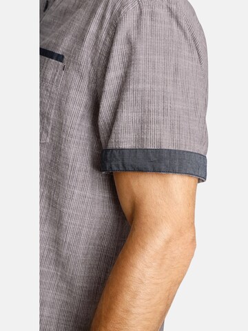 Jan Vanderstorm Regular fit Button Up Shirt 'Milos' in Beige