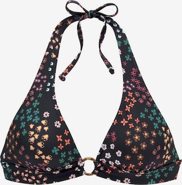 s.Oliver Triangle Bikini top in Mixed colours: front