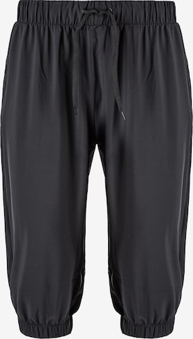 Q by Endurance Tapered Broek 'Maia' in Zwart: voorkant