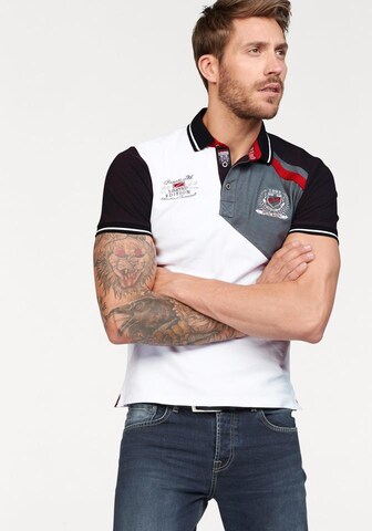 Bruno Banani Poloshirt in Weiß: Vorderseite