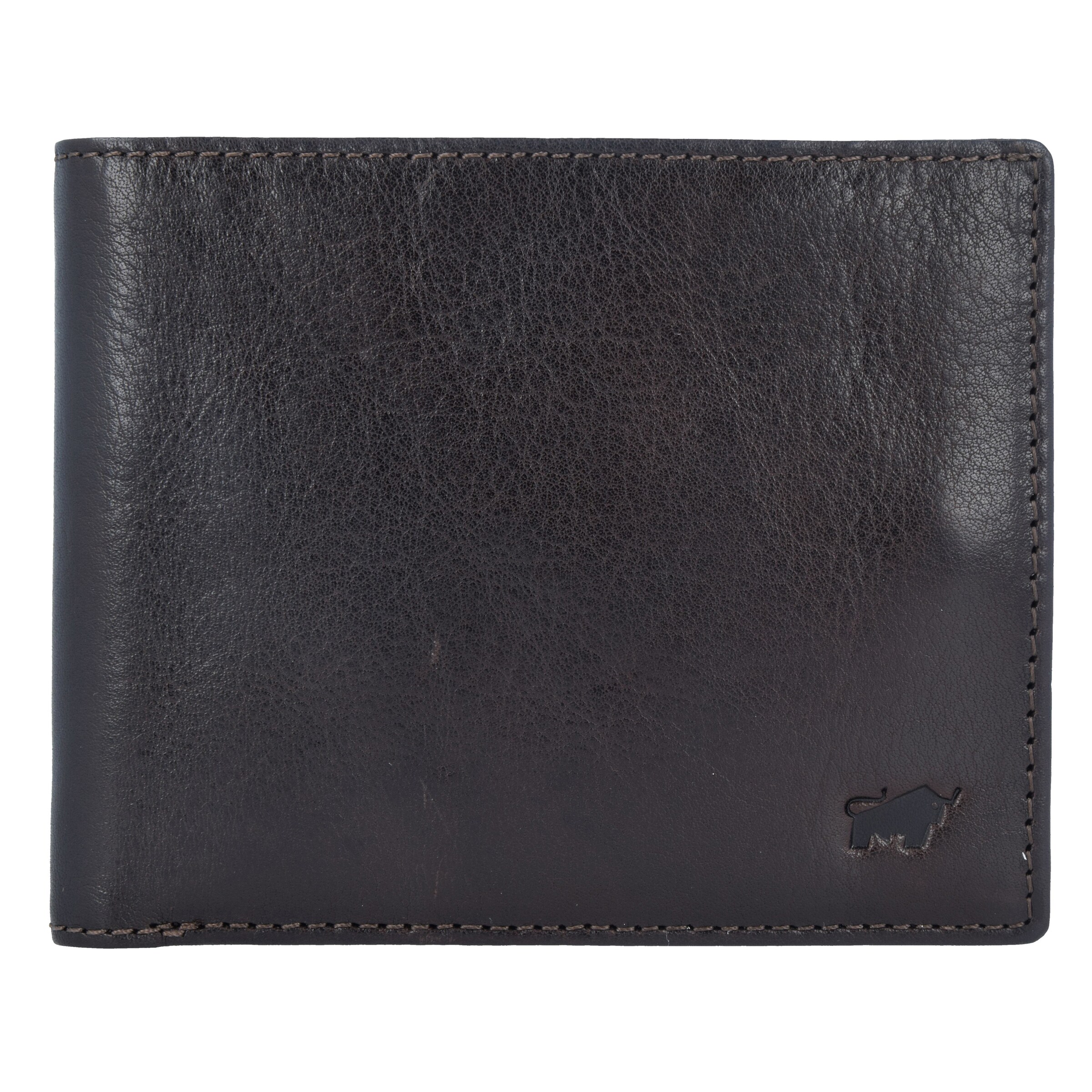 Braun Büffel Wallet in Brown: front