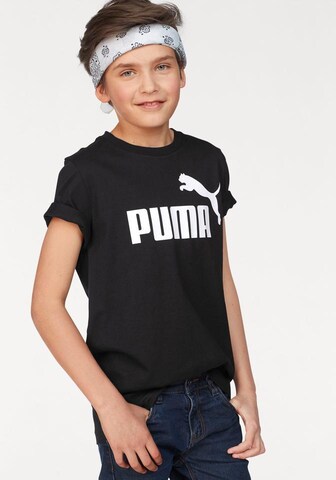 Tricou de la PUMA pe negru: față