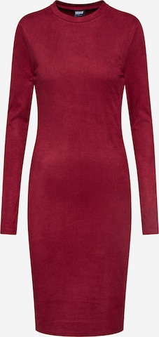 Urban Classics Dress in Red: front