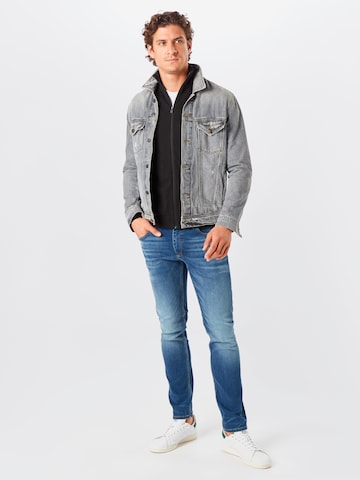 SELECTED HOMME Regular fit Gebreid vest 'Berg' in Zwart