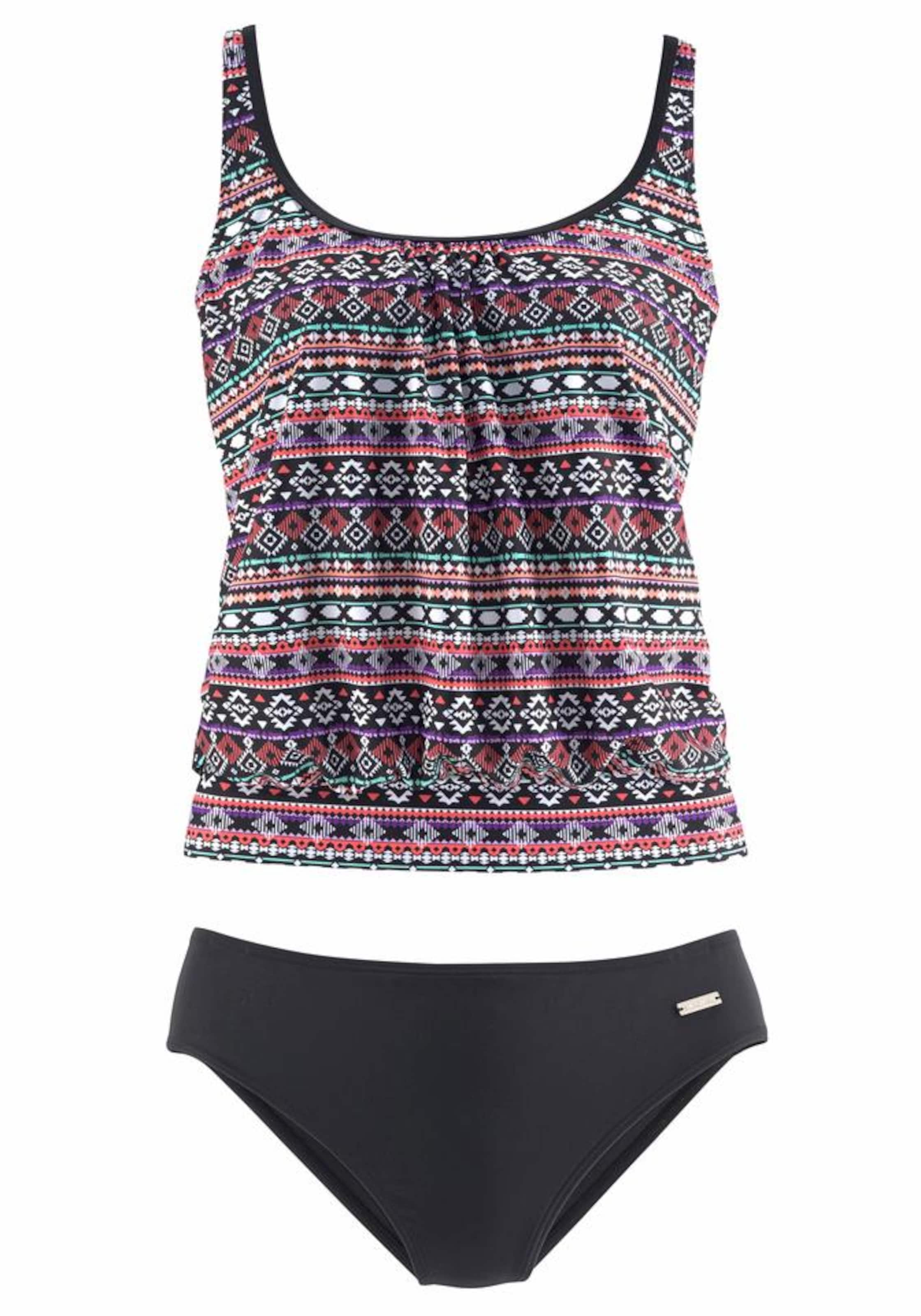 Bustier Tankini LASCANA en noir : devant