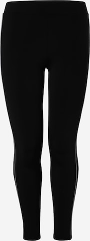 Urban Classics Skinny Leggings in Black: front