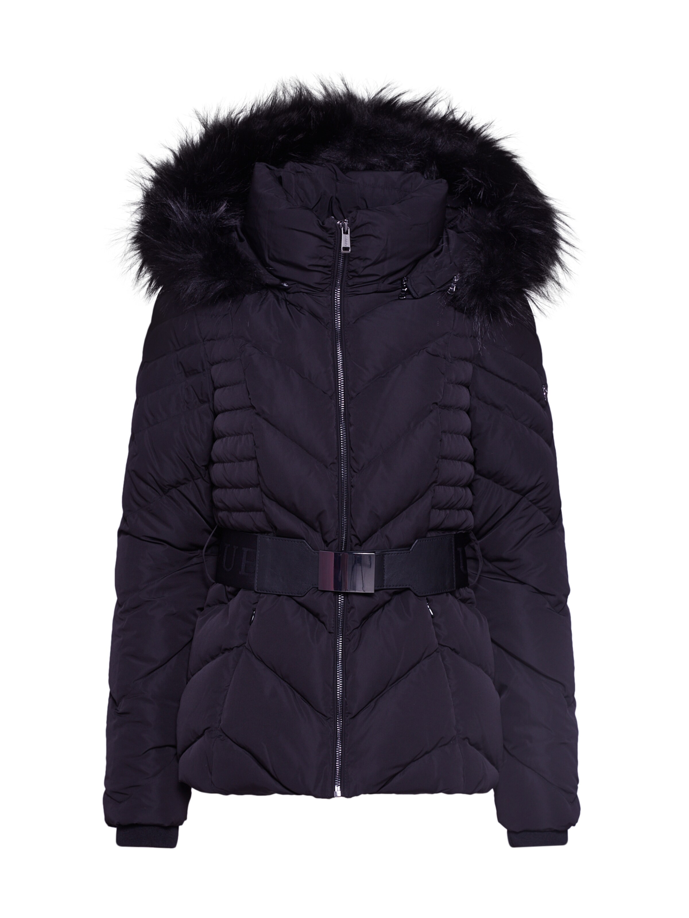 GUESS - Winterjas 'PETRA DOWN JACKET' in de kleur Zwart
