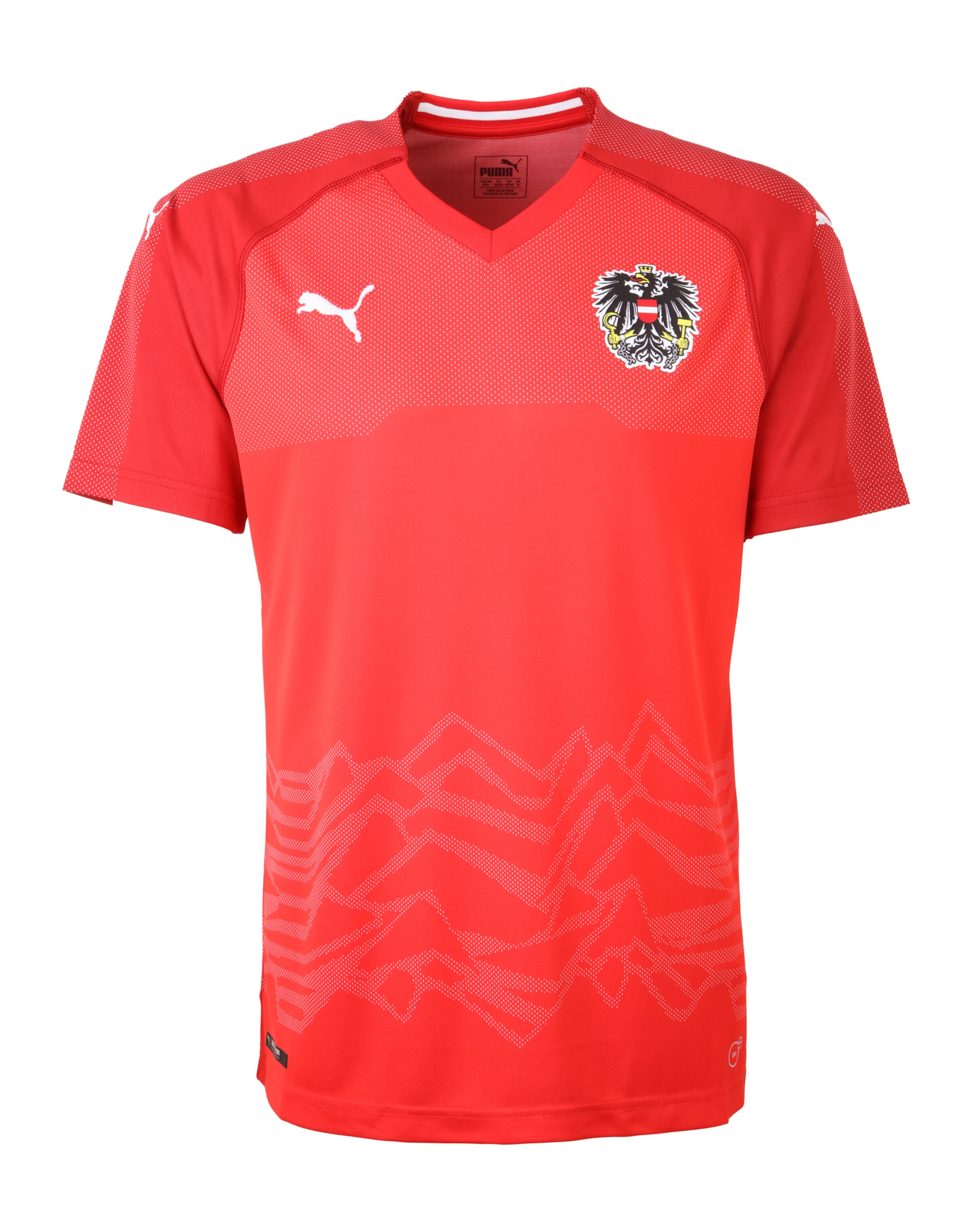 PUMA - Functioneel shirt 'Österreich Trikot Heim 2018 Replica' in de kleur Rood
