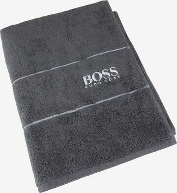 BOSS Home Towel 'Plain' in Grey
