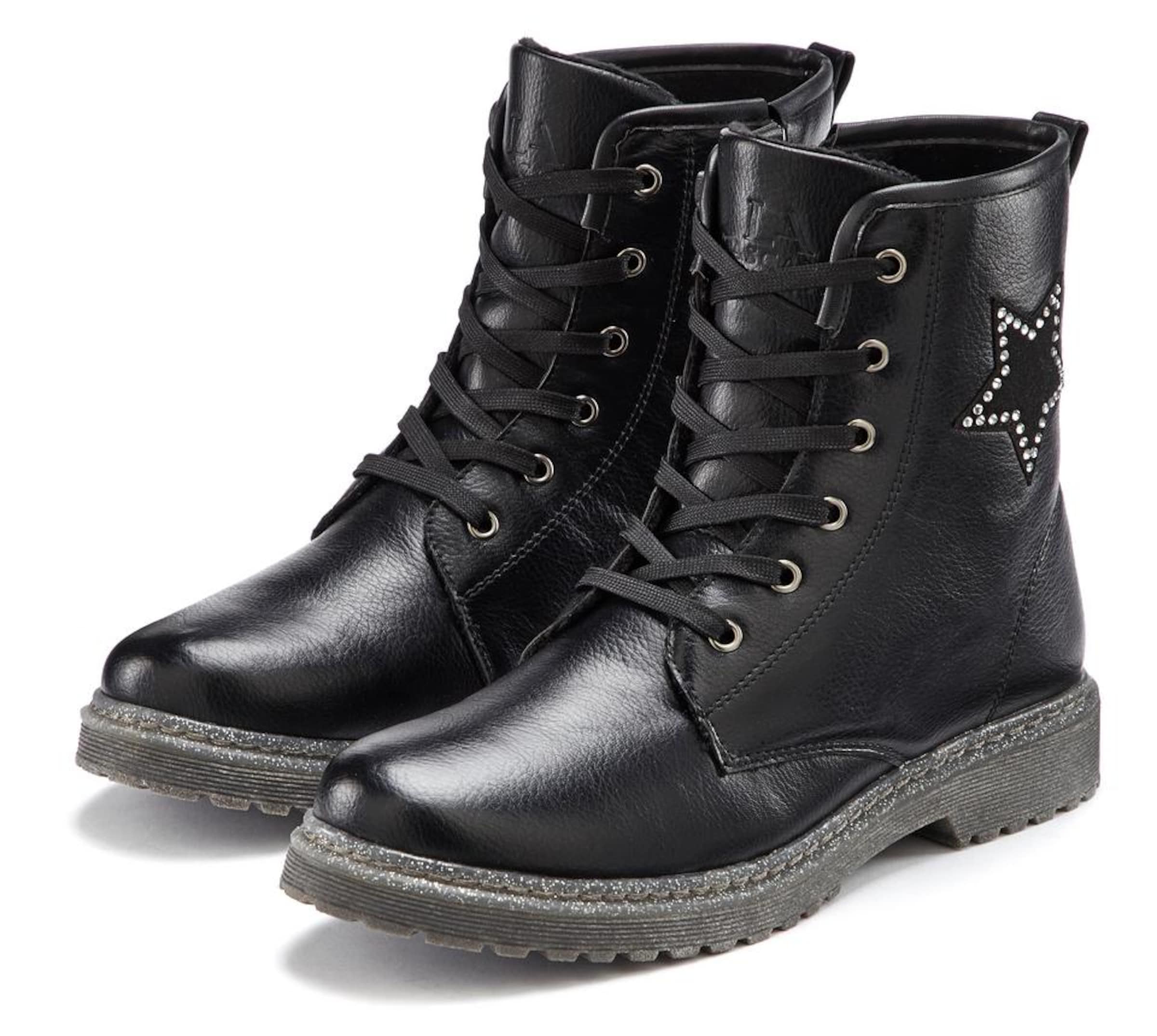 LASCANA Paeltega poolsaabas, värv must: eest vaates