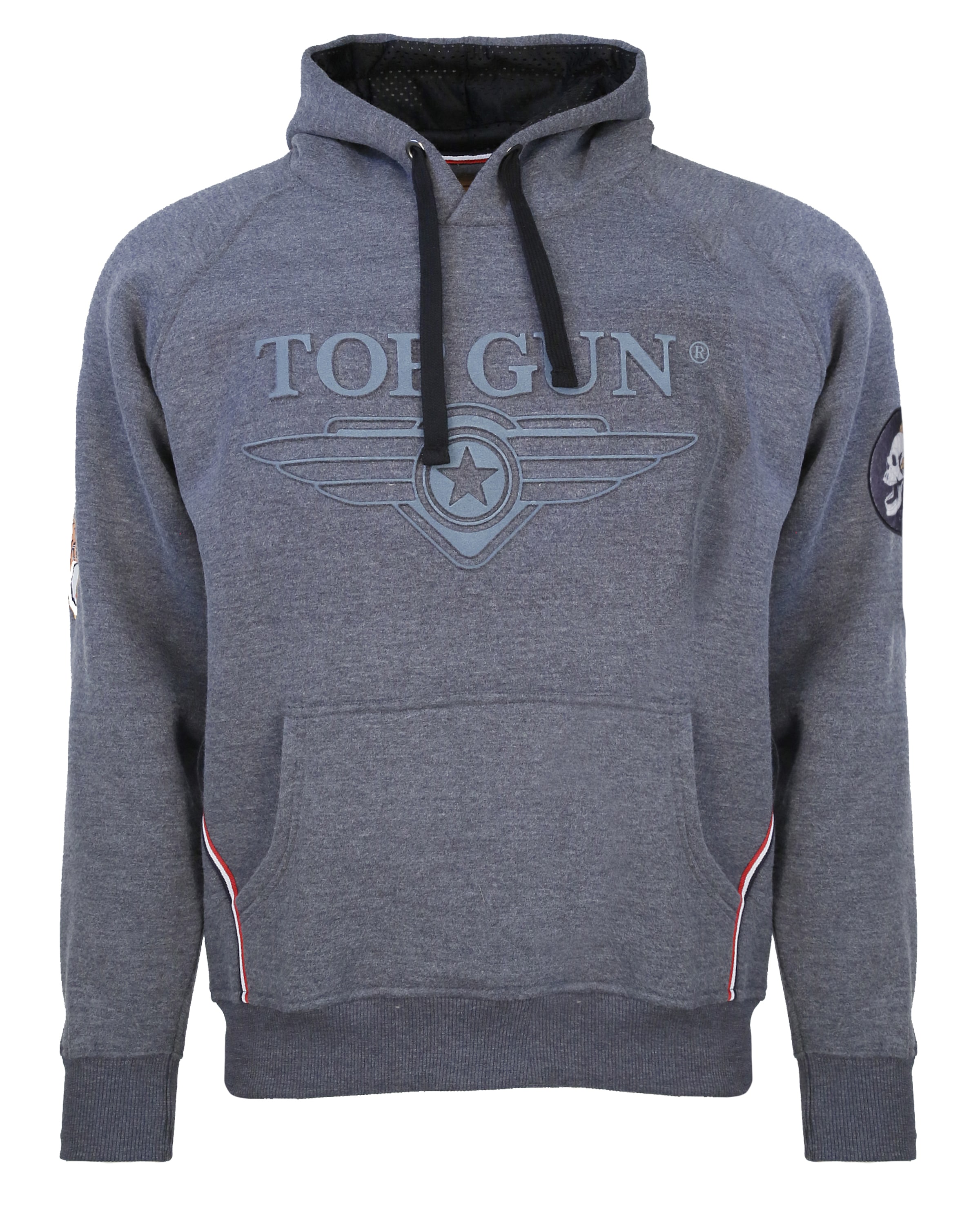 TOP GUN Kapuzenpullover 'TG-9013' in Blau: Vorderseite
