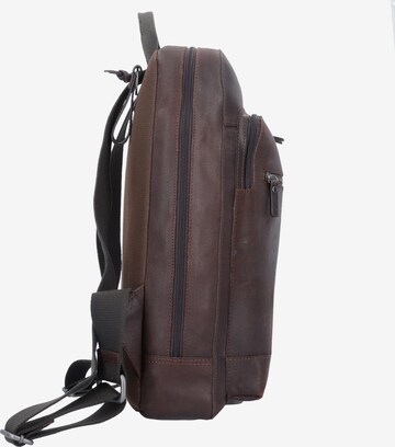 LEONHARD HEYDEN Backpack 'Dakota' in Brown