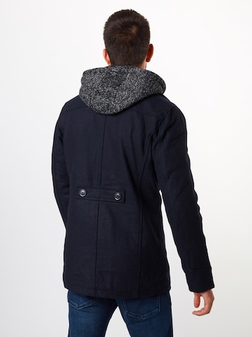 INDICODE JEANS Ανοιξιάτικο και φθινοπωρινό παλτό 'Clifford' σε μπλε: πίσω